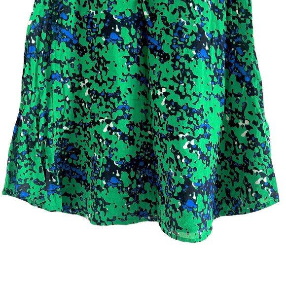 Nué Notes Green Print Koda Cotton Dress - Picture 10 of 12
